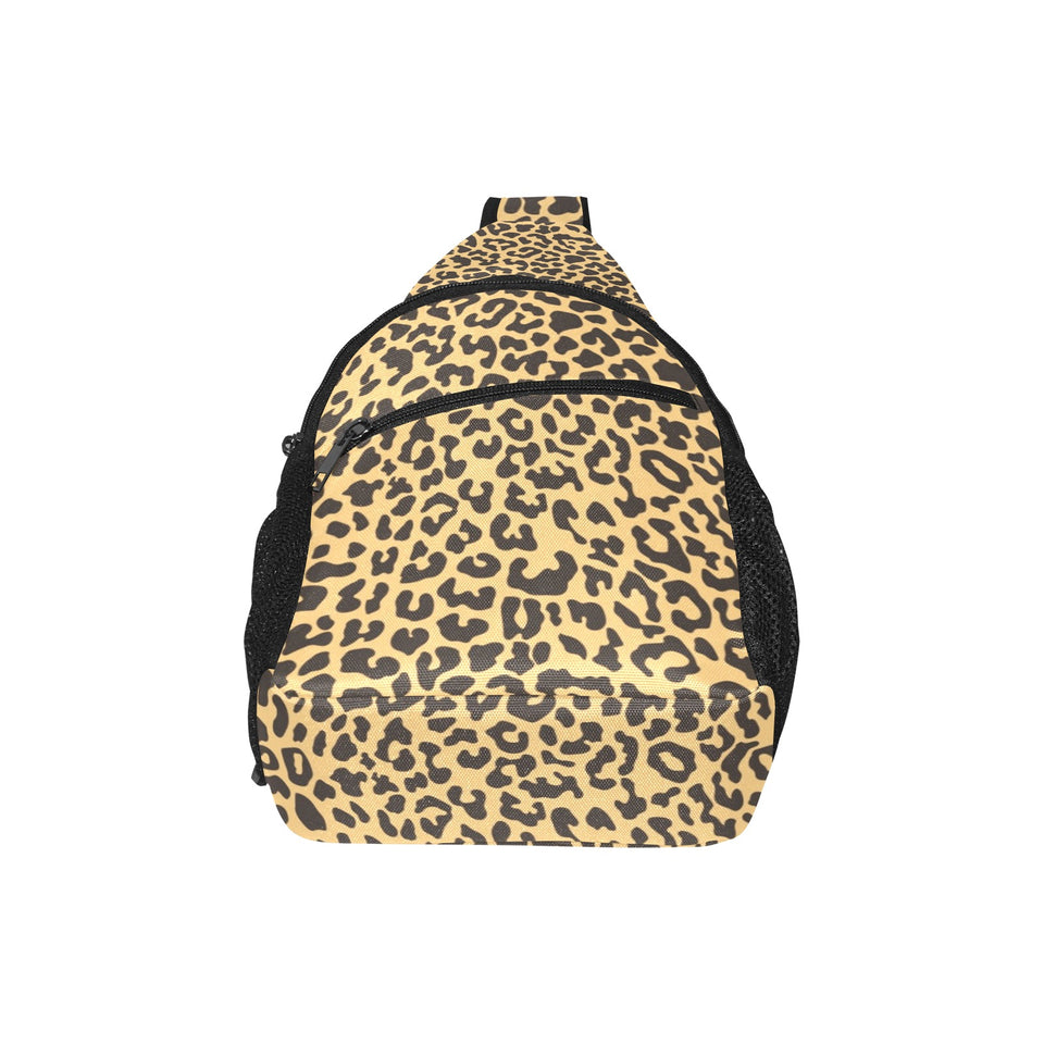 Leopard skin print All Over Print Chest Bag