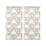Scallop shell pattern Gauze Curtain