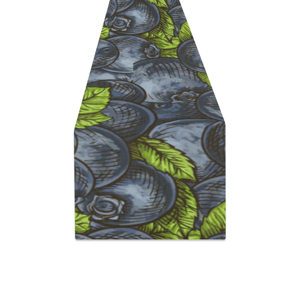 blueberry pattern Table Runner