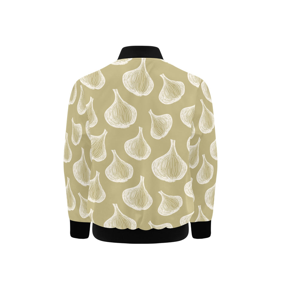 Garlic design pattern Kids' Boys' Girls' Bomber Jacket