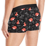 fox sleeping fox pattern Men's All Over Print Boxer Briefs Men's Underwear