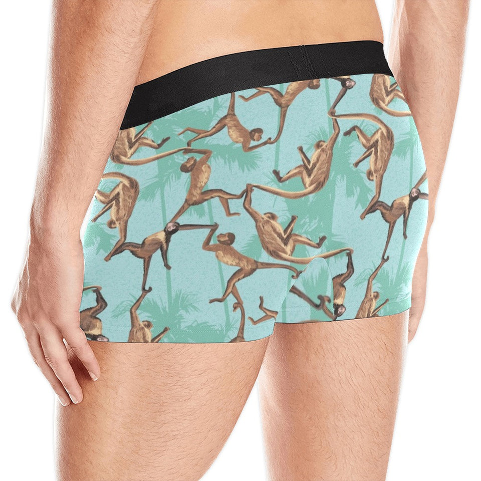 Monkey Palm tree background Men's All Over Print Boxer Briefs Men's Underwear