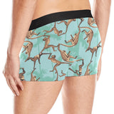 Monkey Palm tree background Men's All Over Print Boxer Briefs Men's Underwear