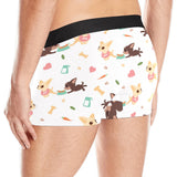 Cute Chihuahua puppie pattern Men's All Over Print Boxer Briefs Men's Underwear