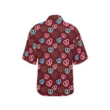 Pretzels Pattern Print Design 05 Women's All Over Print Hawaiian Shirt
