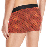 Wood Printed Pattern Print Design 03 Men's All Over Print Boxer Briefs Men's Underwear