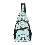 Cute baby panda pattern All Over Print Chest Bag