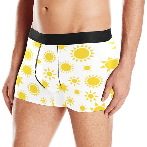 Sun pattern Men's All Over Print Boxer Briefs Men's Underwear