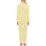 Fried Eggs Pattern Print Design 05 Women's All Over Print Pajama Set