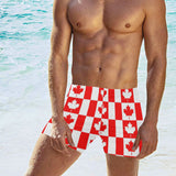 Canada Pattern Print Design 05 Men's Swimming Trunks