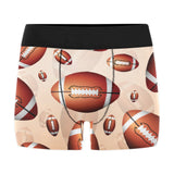 American football ball design pattern Men's All Over Print Boxer Briefs Men's Underwear