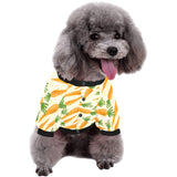 Carrot Pattern Print Design 01 All Over Print Pet Dog Round Neck Fuzzy Shirt