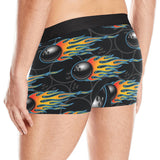 Bowling balls flame pattern Men's All Over Print Boxer Briefs Men's Underwear