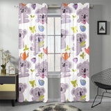 Cute koalas teapots tea Gauze Curtain