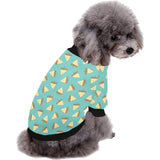 Sandwich Pattern Print Design 03 All Over Print Pet Dog Round Neck Fuzzy Shirt