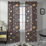 Coffee bean leave pattern Gauze Curtain