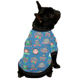 Darts Pattern Print Design 02 All Over Print Pet Dog Round Neck Fuzzy Shirt
