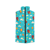 Hot Air Balloon Sky Pattern Men's Padded Vest