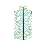 Fried Eggs Pattern Print Design 04 Women's Padded Vest