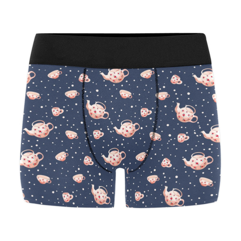 Tea pots Pattern Print Design 04 Men's All Over Print Boxer Briefs Men's Underwear