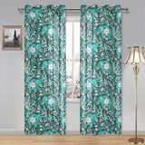 Elephants jungle pattern Gauze Curtain