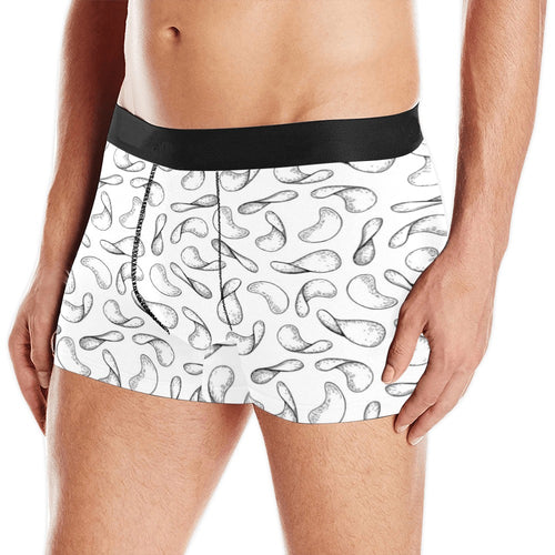 Potato Chips Pattern Print Design 04 Men's All Over Print Boxer Briefs Men's Underwear