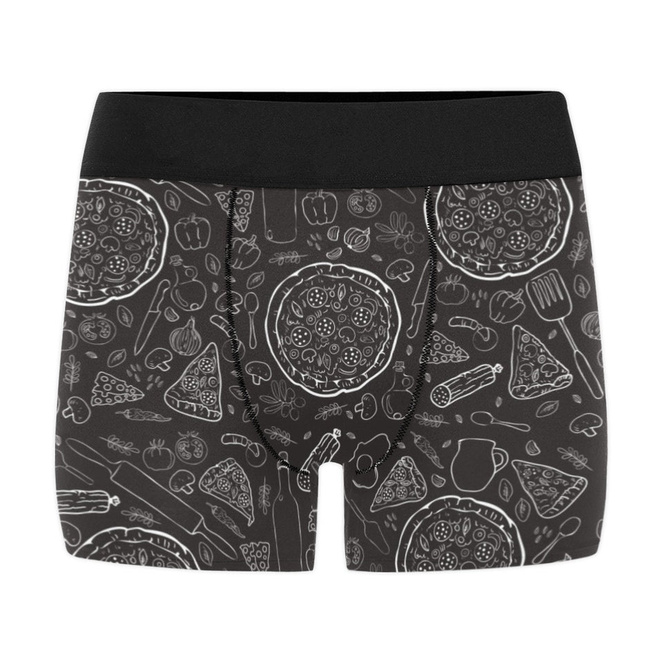 Pizza pattern Men's All Over Print Boxer Briefs Men's Underwear