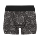 Pizza pattern Men's All Over Print Boxer Briefs Men's Underwear