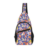 Goldfish Pattern Print Design 04 All Over Print Chest Bag