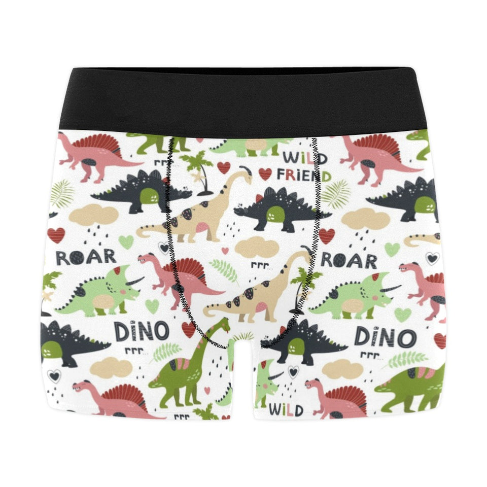 Cute dinosaurs pattern Men's All Over Print Boxer Briefs Men's Underwear