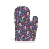 beautiful mermaid Fish jellyfish algae other marin Heat Resistant Oven Mitts