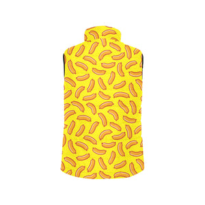 Sausage Pattern Print Design 01 Men's Padded Vest
