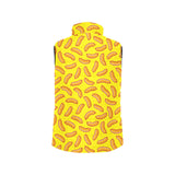 Sausage Pattern Print Design 01 Men's Padded Vest