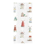 windmill design pattern Beach Towel