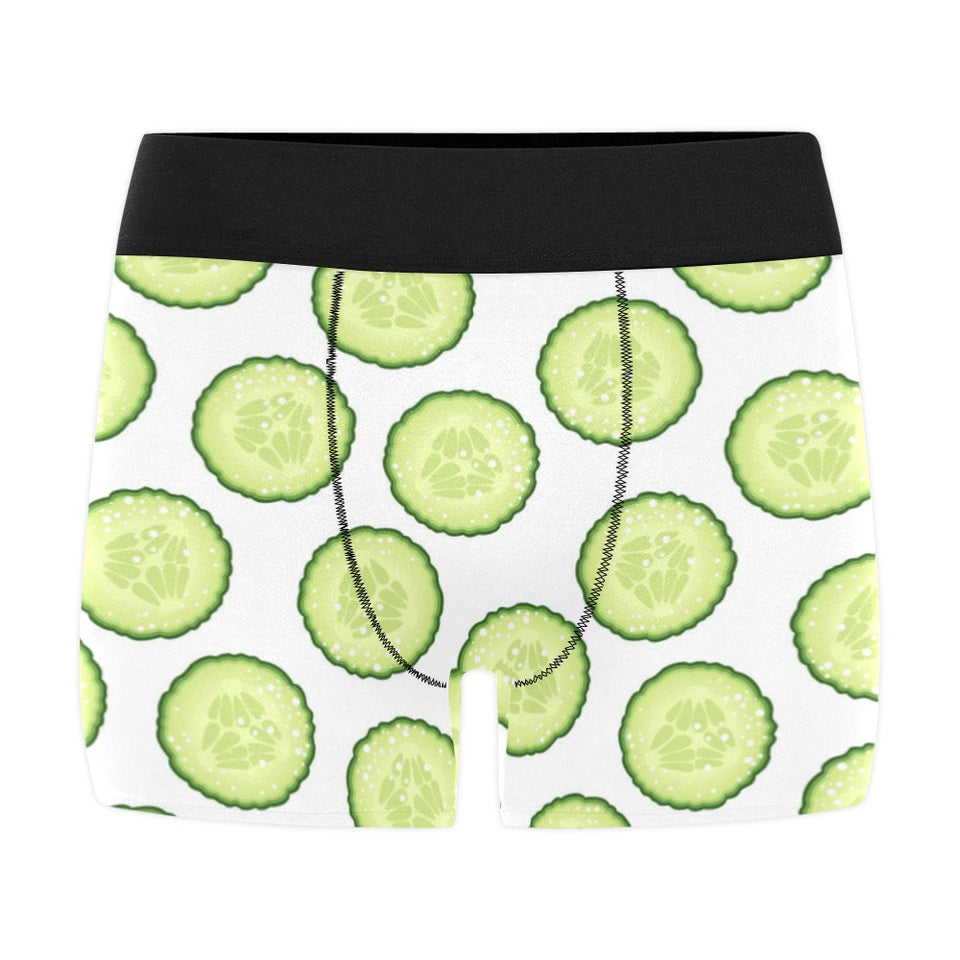 Cucumber slices pattern Men's All Over Print Boxer Briefs Men's Underwear
