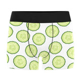 Cucumber slices pattern Men's All Over Print Boxer Briefs Men's Underwear