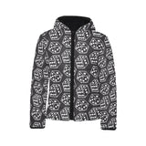 Dice Pattern Print Design 01 Kids' Boys' Girls' Padded Hooded Jacket