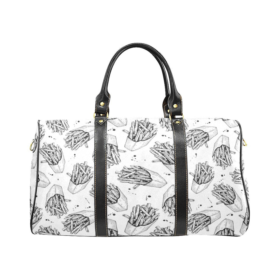Hand drawn french fries pattern Travel Bag