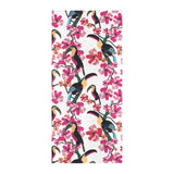 Toucan flower design pattern Beach Towel