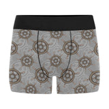 nautical wood steering wheel pattern Men's All Over Print Boxer Briefs Men's Underwear