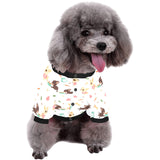 Cute Chihuahua puppie pattern All Over Print Pet Dog Round Neck Fuzzy Shirt