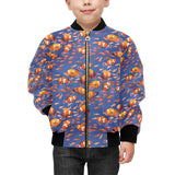 Clown Fish Pattern Print Design 04 Kids' Boys' Girls' Bomber Jacket