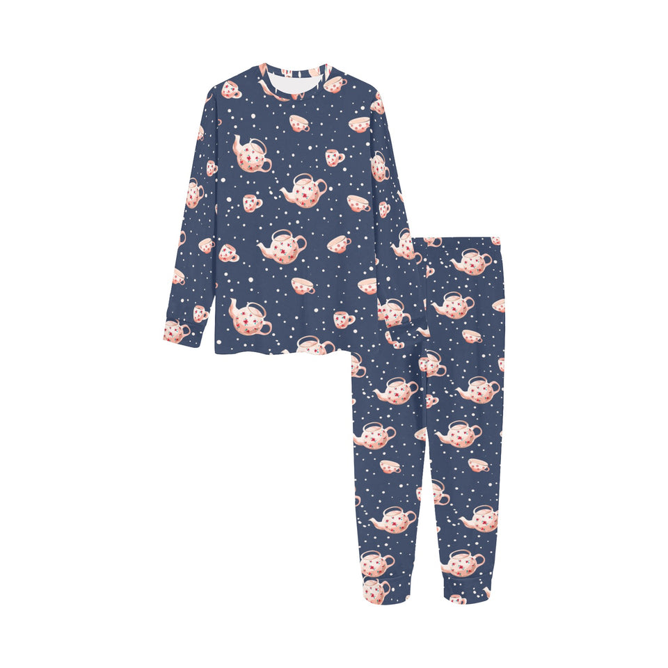 Tea pots Pattern Print Design 04 Kids' Boys' Girls' All Over Print Pajama Set