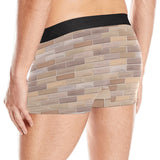 Brick Printed Pattern Print Design 01 Men's All Over Print Boxer Briefs Men's Underwear