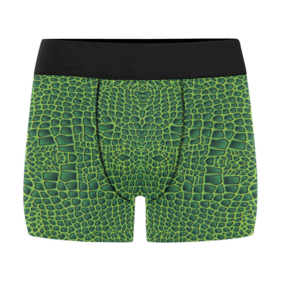 Crocodile Skin Printed Men's All Over Print Boxer Briefs Men's Underwear