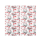 Yorkshire Terrier Pattern Print Design 04 Gauze Curtain