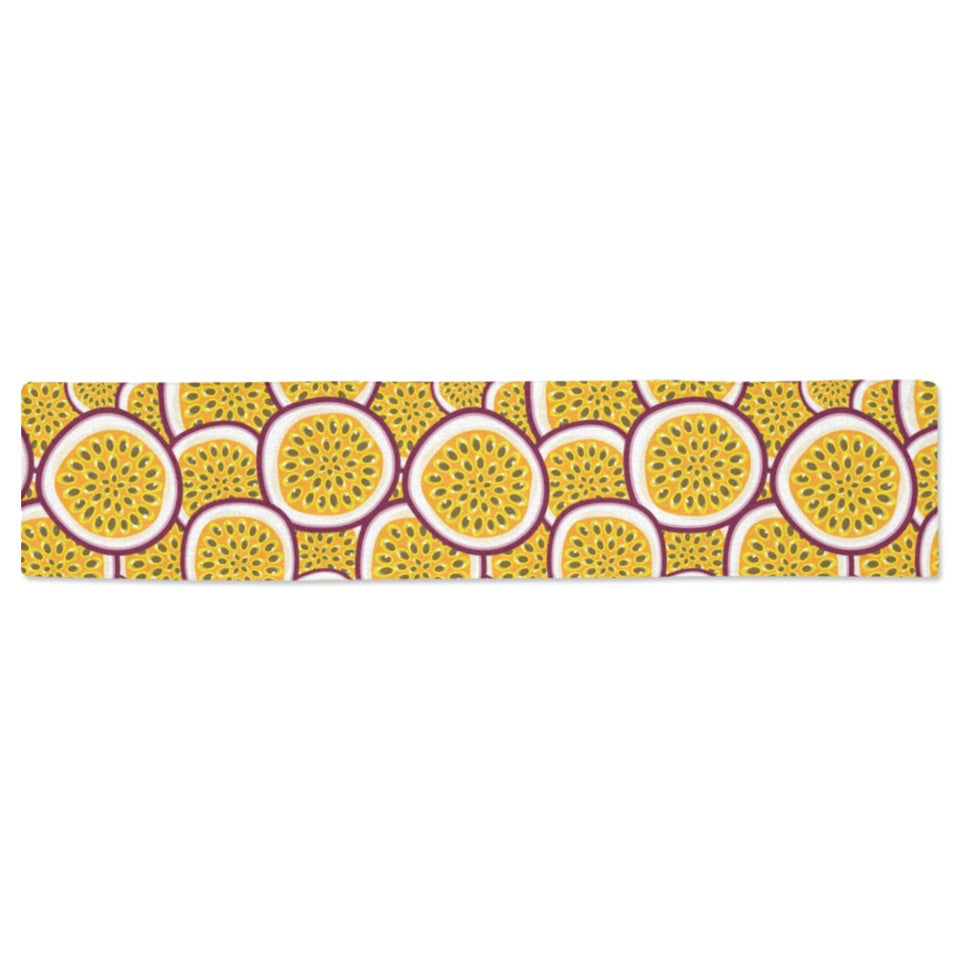Passion fruits slice pattern Table Runner