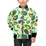 Avocado design pattern Kids' Boys' Girls' Bomber Jacket