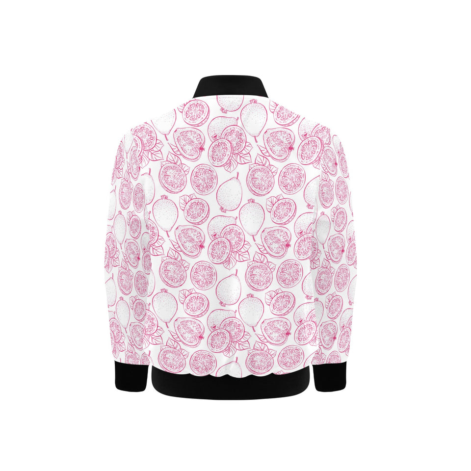 Sketch guava pattern Kids' Boys' Girls' Bomber Jacket