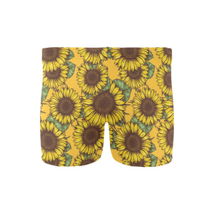 Sunflower pattern Men's Swimming Trunks
